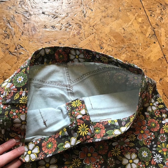 Retro wide leg floral pants - Picture 5 of 7